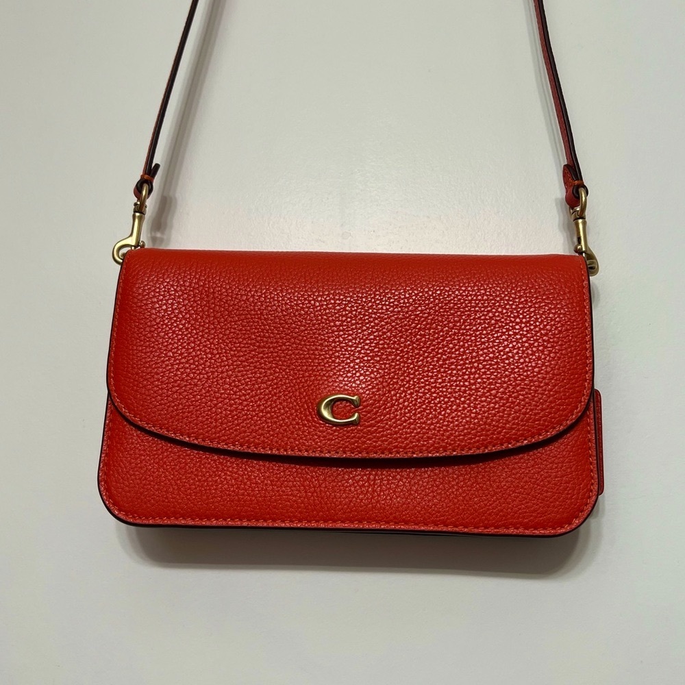 Coach, Hayden, Pebbled, Leather, Crossbody Bag.
